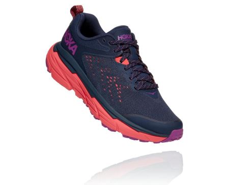 Hoka One One Challenger ATR 6 - Sapatos Ortopédicos Mulher Pretas / Coral | PT-8QTcXoT